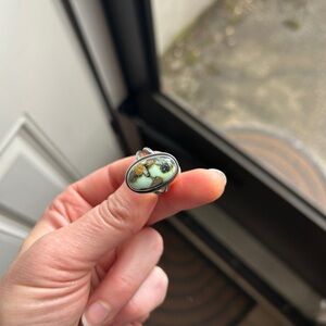 Handmade Silver and Palomino Turquoise Ring